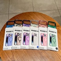Funda Magnética Translúcida Antigolpes para iPhone 17 18 Pro Max, Venta al Por Mayor, Marca Saiboro, para iPhone 16 15 14 13