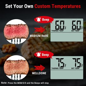 Digital Smoker Grilling Food BBQ Temperature <b>Thermometer</b> Oven <b>Thermometers</b> Household <b>Thermometers</b> for Sugar Tea - Product Image 2
