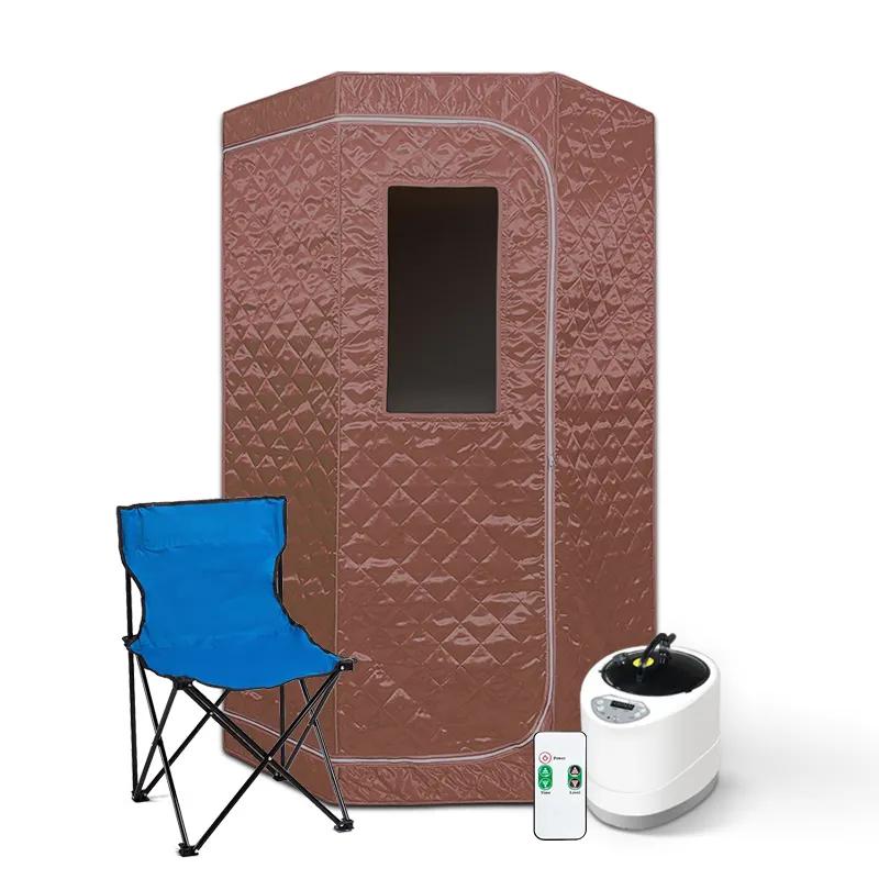 Thuisgebruik Draagbare Stoomsaunatent Opvouwbare Full Body Sauna Natte Spa Mobiele Saunaruimte Grote Capaciteit