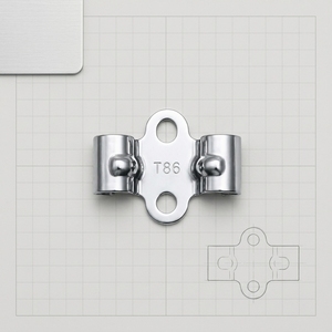Collier de serrage métallique industriel à coussinets en caoutchouc, haute précision, pour tuyaux d'huile, matériel de fixation antichoc, fabricant - Product Image 1