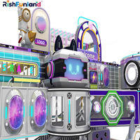 Structure de jeu intérieure commerciale sur mesure de grande taille, zone de jeux intérieure, équipement de terrain de jeu intérieur pour enfants