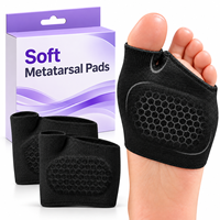 Coussinets métatarsiens antidérapants en gel pour hommes et femmes, inserts de coussinets pour l'avant-pied pour soulager la douleur du neuroma de Morton