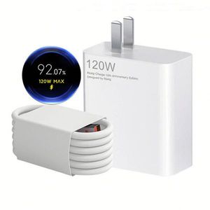 อะแดปเตอร์ชาร์จไฟติดผนัง 120W แบบ US/EU พร้อมสายชาร์จเร็ว 6A - Product Image 2
