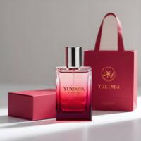 Großhandel 30ml 50ml 100ml Luxuriöse Mattierte Farbige Leere Parfüm-Verpackung Glas-Pumpsprühflaschen Rechteckig mit Box