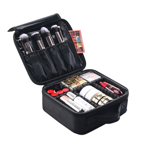 Bolsa Organizadora de Maquillaje Pozitilan, Estuche Cosmético Pequeño y Portátil con Cierre, Color Sólido, para Viaje, con Asa Suave - Product Image 4