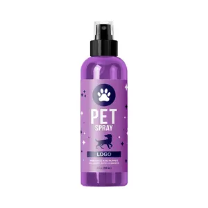 Private Label Lavender Oil Calming Pet Odor Eliminator Lightly Scented Dog Deodorant Remover Spray