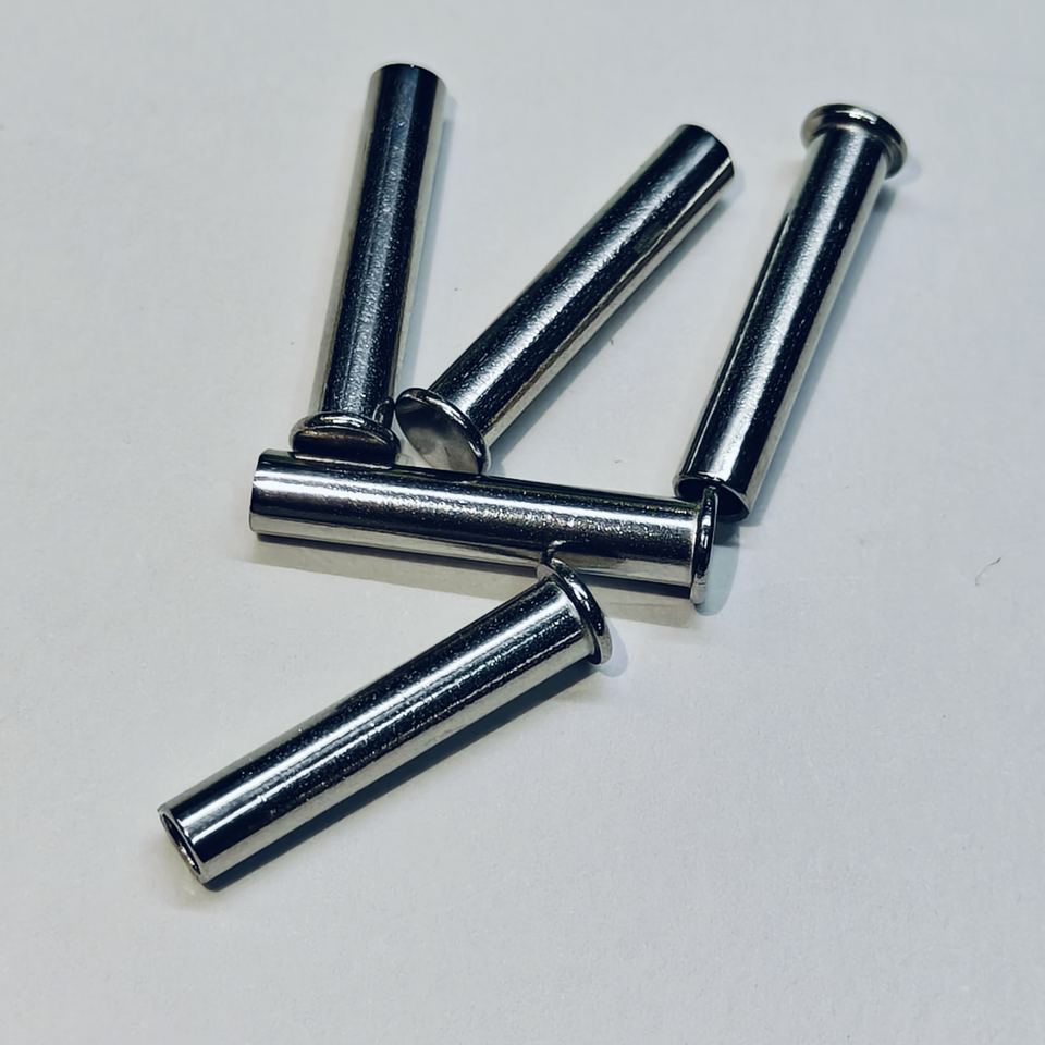 Manufacturer Supply Carbon Steel Zinc Plated Flat Head Semi-Tubular ...