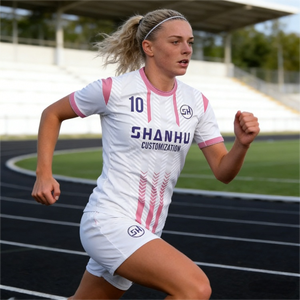 מדי כדורגל לנשים, חולצת כדורגל מבד פוליאסטר נושם, חולצת ספורט לנשים, חולצות כדורגל - Product Image 2