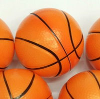 10cm balle Anti-Stress pour enfants jouet basket-ball PU mousse éponge élastique mandarine Orange rebond lent jouet de sport unisexe