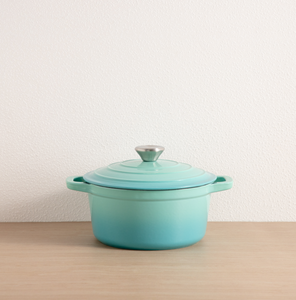 Soup Cooking Pot Wholesale Custom Lilac Baby Blue Ribbed Ceramic Cookware <b>Set</b>, <b>Stoneware</b> Casserole <b>Dinnerware</b>, Free Design Logo - Product Image 5