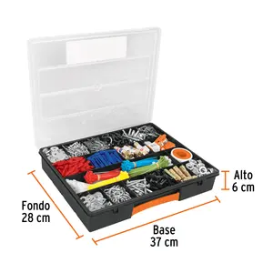 Truper 14 'Organizer con 18 scomparti cassetta degli attrezzi prodotto - Product Image 2
