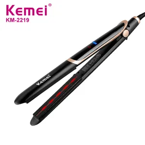 Kemei 2219 KM2219理髪ツール用アルミプレートヘアストレートナー
