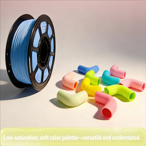 <b>PLA</b> Matte Macaron Light Color FDM High Speed 3D Printer Filament Compatible with Bambu Lab AMS and Creality 1kg 1.75mm - Product Image 4