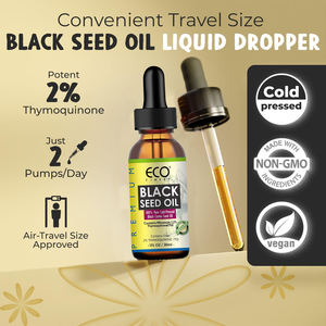 100% Puure Aceite de semilla de comino negro orgánico sin OGM y vegano prensado en frío con vitamina E -916042 - Product Image 2