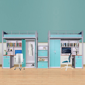 <span class=keywords><strong>Lit</strong></span> superposé en acier à bas prix avec personnel de <span class=keywords><strong>bureau</strong></span> <span class=keywords><strong>lit</strong></span> pour dortoir étudiant combinaison table et <span class=keywords><strong>lit</strong></span> simple ne <span class=keywords><strong>pas</strong></span> occuper l'espace - Product Image 3