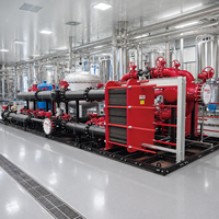 Intercambiador de Calor de Alta Eficiencia, Acero Inoxidable 304, 210m3/h, 4900KW, Sistema Antiincrustante