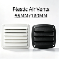 Grille d'aération murale en plastique marin de haute qualité pour cabine de bateau et navire 85 130 140mm