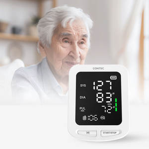 CONTEC08E esfigmomanômetro aneróide manguito pressão arterial monitor bp máquina homeuse - Product Image 5