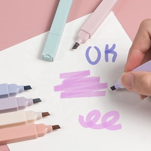 <span class=keywords><strong>ปากกา</strong></span>ไฮไลท์โลหะหลากสีน่ารัก ราคาส่งถูก ขนาด 1.0 มม. 12 สีพาสเทล ดีไซน์มาการอง ลบได้ สั่งทำโลโก้ได้ - Product Image 4