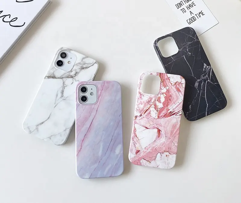 IMD Custom Printing Designer Phone Cases Wholesale TPU Mobile Phone Shell Plastic for iPhone 12 Case Marble