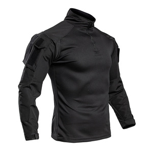 Nuova Maglietta da Caccia Mimetica a Maniche Lunghe per Uomo, Collo Alto, Traspirante, Estiva, per Attività all'Aperto, Sport, Pesca e Allenamento - Product Image 3