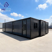 Maison Conteneur Extensible Préfabriquée Personnalisée 40Ft 20Ft 30Ft Villa Préfabriquée Maison Portable avec Salle de Bain