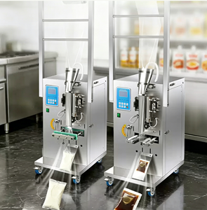 Machine d'emballage automatique multifonction en acier inoxydable pour sachets de liquides (eau, jus, lait) avec <span class=keywords><strong>film</strong></span> adhésif et scellage - Product Image 1