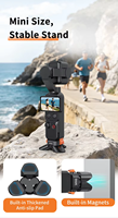 Tripod Lepas Pasang Cepat Tipe-C untuk DJI Osmo Pocket 3/4/4 Pro, Penyangga Mini Aluminium Alloy Buka Tutup Otomatis