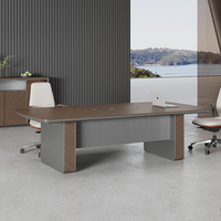 Table de réunion Xinzhuo grande, écologique et durable, design moderne, mobilier de bureau pour hôtels, écoles, salles de réunion et de conférence