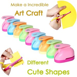 Craft Hole Punch, Handmade Scrapbook Paper Puncher Crafting Designs for Card Making DIY Albums Photos
