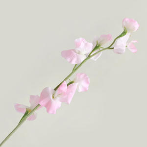 A-1856 Hochwertige Einzelstiel-Kunstblume aus Seide in Lila, Weiß und Rosa, Süßes Erbsenblüten-Design für Blumenarrangements, Party- und Hochzeitsdekoration - Product Image 3