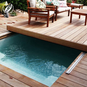 Cubierta para Piscina Deslizante de Acero Inoxidable Totalmente Automática Water Crown SG, Color y Tamaño Personalizados, Resistente al Agua, Forma Ovalada - Product Image 3