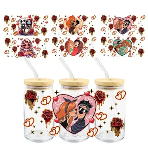 Custom Personality Uv Dtf Sticker Decals Cup Wrap Transfers For Libbey Glass Cups Mugs Coffee Cups Tumblers Can