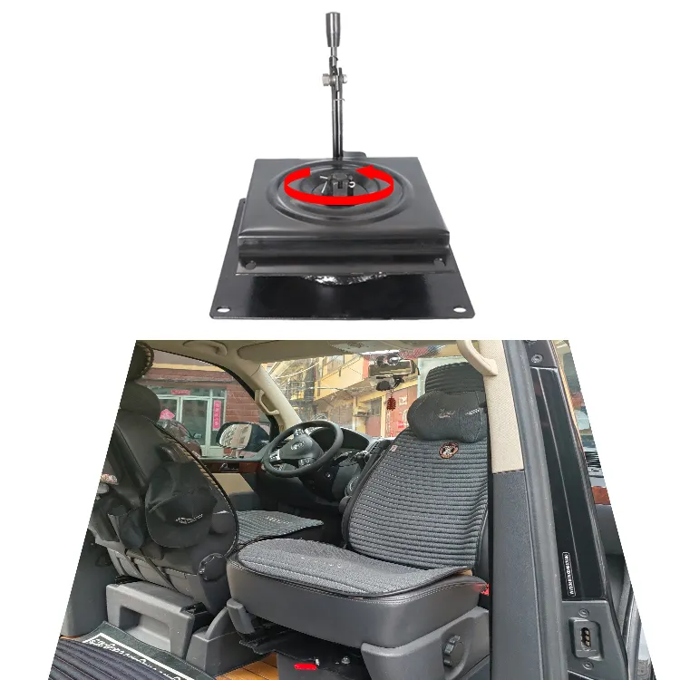 Plateau tournant pour siège de voiture, accessoire pour voiture, plaque de base, remorque, rotation, bricolage, voiture, RV, mécanisme de rotation, campervan