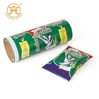 Rouleau de Sachet de Film Plastique Automatique Nachos Pita chips croûte de riz Craquelins de Crevettes/poisson rouleau film bulles de riz sac d'emballage