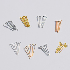 Alfileres de joyería Min Ji, agujas en forma de T chapadas en hierro, agujas en forma de ocho para hacer joyas DIY, varios tamaños - Product Image 3