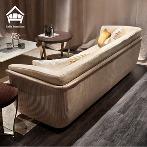 Divano Chesterfield in Velluto Italiano Moderno da 1/2/3 Posti, Lussuoso Divano in Pelle per <span class=keywords><strong>Casa</strong></span>, Hotel, Villa, Set di Arredamento per Soggiorno - Product Image 2