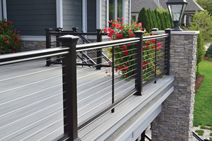 Système de <span class=keywords><strong>fixation</strong></span> sécurisé pour balustrade de balcon en câble métallique en acier inoxydable antirouille moderne pour intérieur et extérieur, idéal pour villa et hôtel - Product Image 6