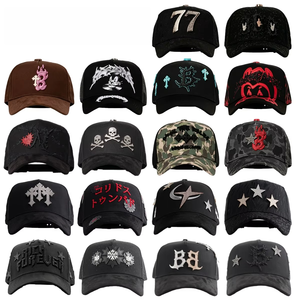 จัดส่งรวดเร็ว หมวกแก๊ป G5 Gorras New Barbas หมวกผู้ชายปักลายและพิมพ์ลายหนังกลับ หมวกเบสบอลโลโก้โลหะ X CT Series - Product Image 1