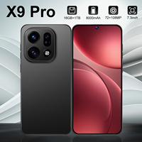 X9 Pro, 16 GB de RAM, 1 TB de ROM, dispositivo 5G, pantalla AMOLED de 7.3 pulgadas y 144 Hz, Deca Core, 8000 mAh, carga rápida, doble SIM, ranura para tarjeta TF, OTG, edición Cosmos, 108 MP
