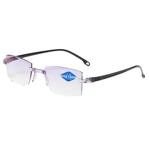 Lunettes de lecture à zoom intelligent, sans monture, verres PC AC, légères, unisexes, origine Jinhua, motifs porte-bonheur - Product Image 1