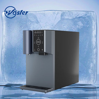 Machine à glaçons de comptoir Wosfer avec purificateur d'eau RO, fonction de chauffage et de refroidissement, idéale pour le bureau et la maison