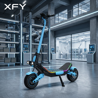 Trottinette électrique XFY 12 pouces à double moteur pour adulte, tout-terrain, 75 km/h, haute vitesse, avec certification CE pour la vente en gros mondiale