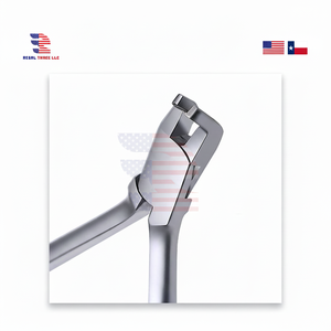 Cortador de extremo distal profesional Alicates de mango largo 0.025 \ "Instrumento quirúrgico dental de acero inoxidable alemán para corte de alambre seguro - Product Image 1