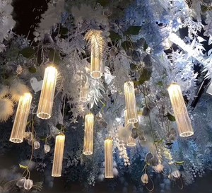 Nueva guía de camino dorado de boda de estilo europeo con candelabros de <span class=keywords><strong>8</strong></span> cabezas para decoración de accesorios de boda escenario boda T-<span class=keywords><strong>stage</strong></span> - Product Image 5