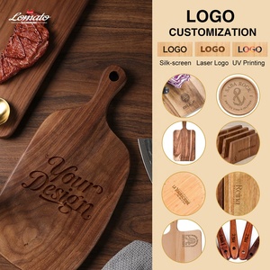 Tagliere da Cucina all'Ingrosso con Manico in Legno di Bambù, Acacia, Faggio, Noce, Olivo, Quercia, Teak e Logo Inciso al Laser - Product Image 3