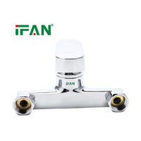 Robinet de bain-mouche IFAN en laiton chromé poli, monocommande, eau chaude et froide, pour salle de bain, vente en gros