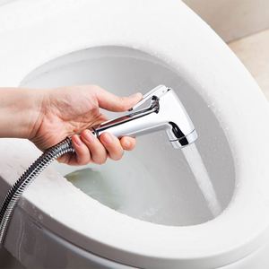 GEE-N Серебряный настенный портативный распылитель для биде - Product Image 6