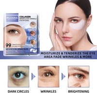 Patchs pour les yeux au collagène or, marque privée, anti-rides, masque pour les cernes, anti-poches, hydratant, raffermissant