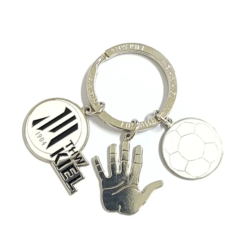 Penjualan Terbaik gantungan kunci logam kustom Logo kosong untuk gantungan kunci mobil hadiah perusahaan